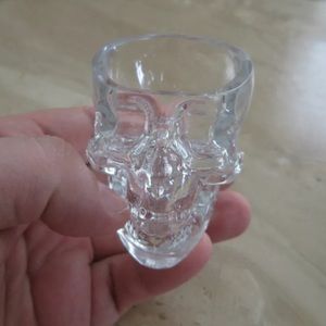 Set of 2 Crystal Head Vodka Skull Shot Gla…